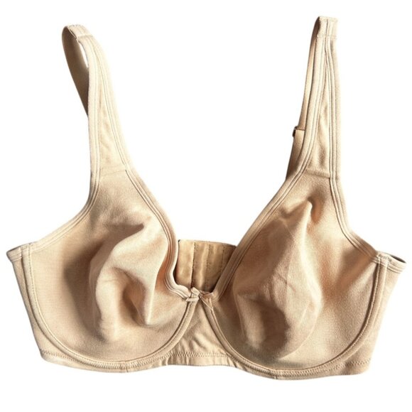 Fruit Of The Loom FT813 Beyond Soft Cotton Unlined Underwire Bra Sand 38DD - Picture 3 of 7